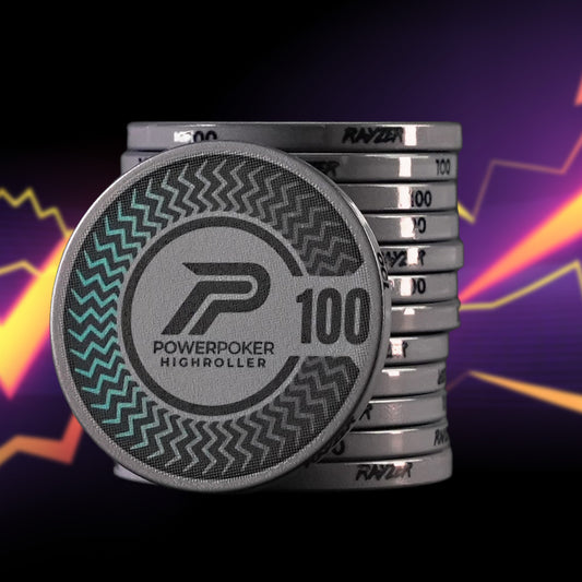 Highroller "RAYZER" 100 - Pro Ceramic Poker Chips (25 pieces)