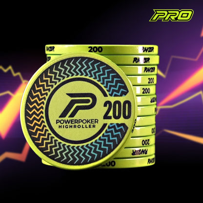 Complete Poker Chip Set - Highroller "RAYZER" Pro 500