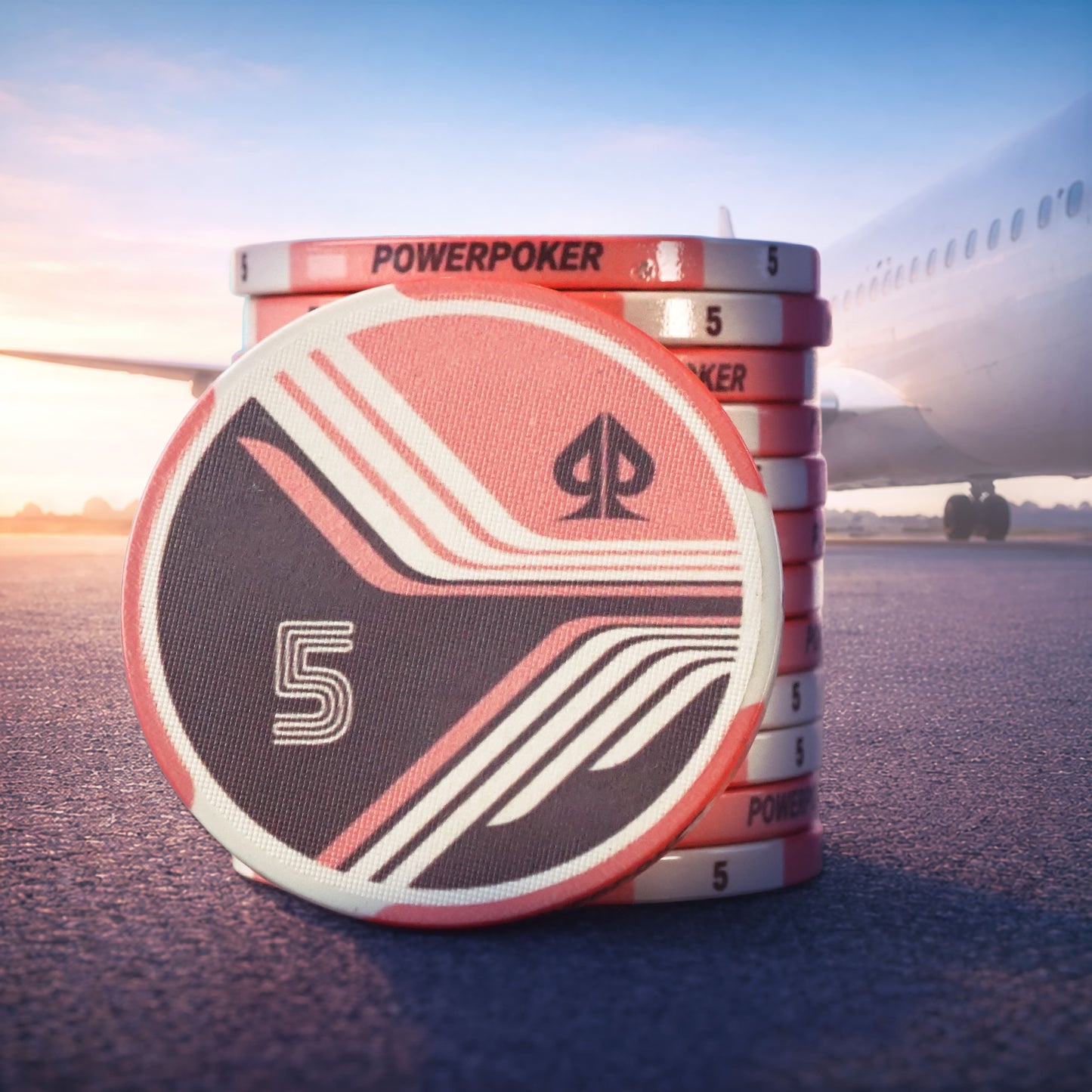 Complete Poker Set - AIRLINES Tournament 300 "Pro"