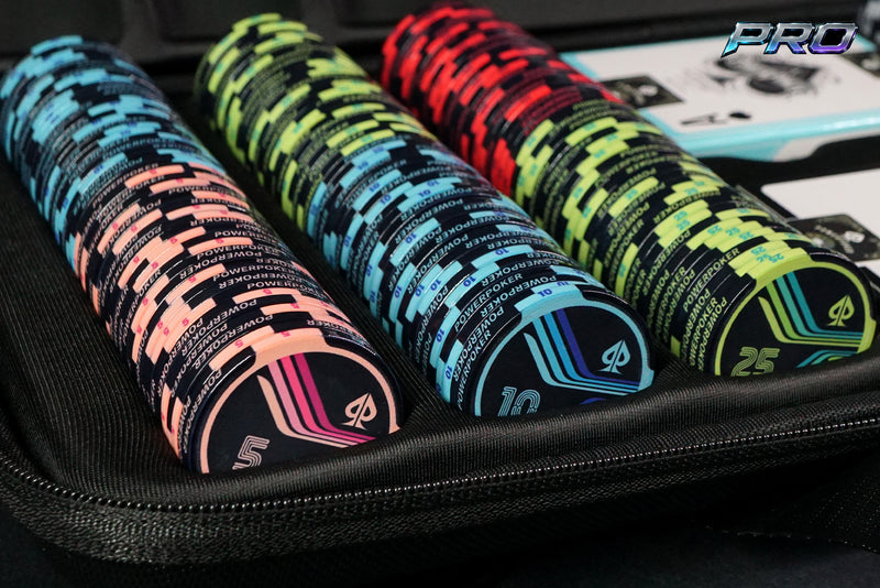 Complete Poker Chip Set - "Airlines Midnight Pro" Tournament 300