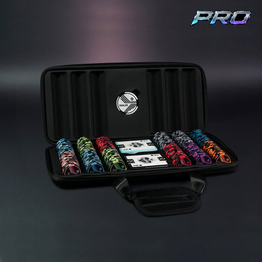 Pokerkoffer Komplett Set - "Airlines Midnight Pro" Turnier 300