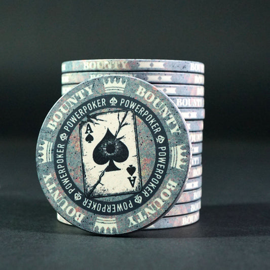 K.O. Bounty DEAD MAN'S ACE - Keramik Pokerchips (25 Stück)