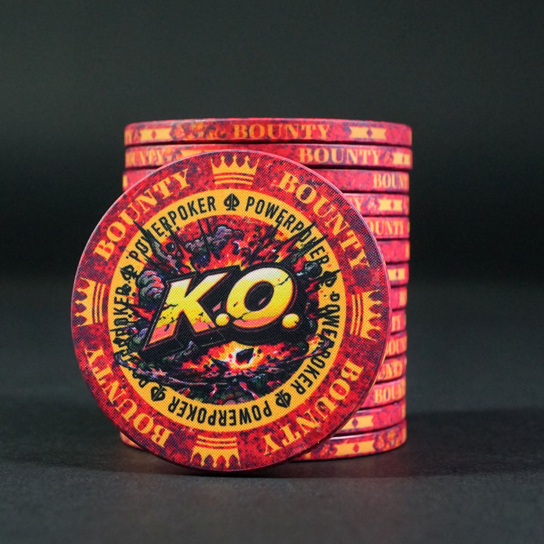 K.O. Bounty BOOOM - Keramik Pokerchips (25 Stück)