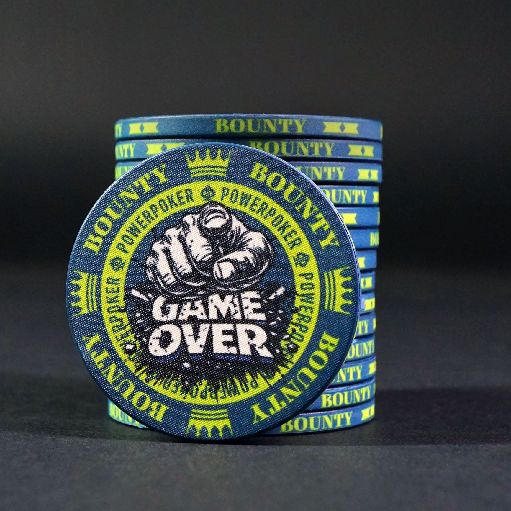 K.O. Bounty GAME OVER - Keramik Pokerchips (25 Stück)