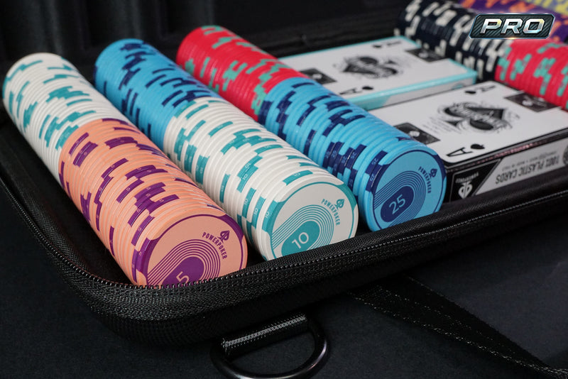 Pokerkoffer Komplett Set - "Sports Pro" Turnier 300