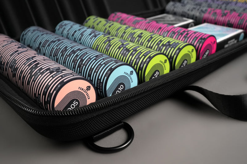 Complete Poker Chip Set - "Sin City" CASH 500