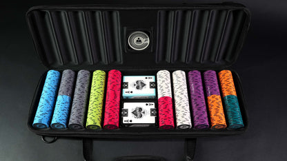 Poker case complete set - Highroller "RAYZER" Pro 500