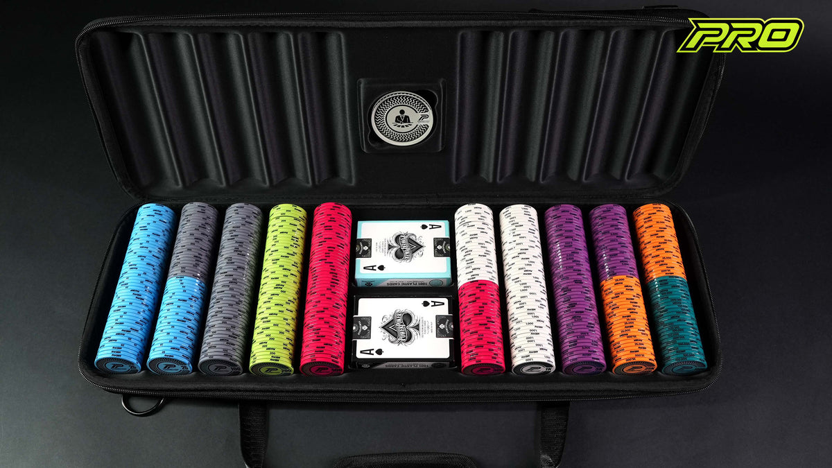 Complete Poker Chip Set - Highroller "RAYZER" Pro 500