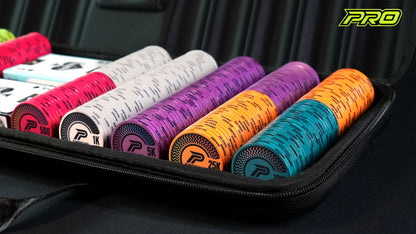 Complete Poker Chip Set - Highroller "RAYZER" Pro 500