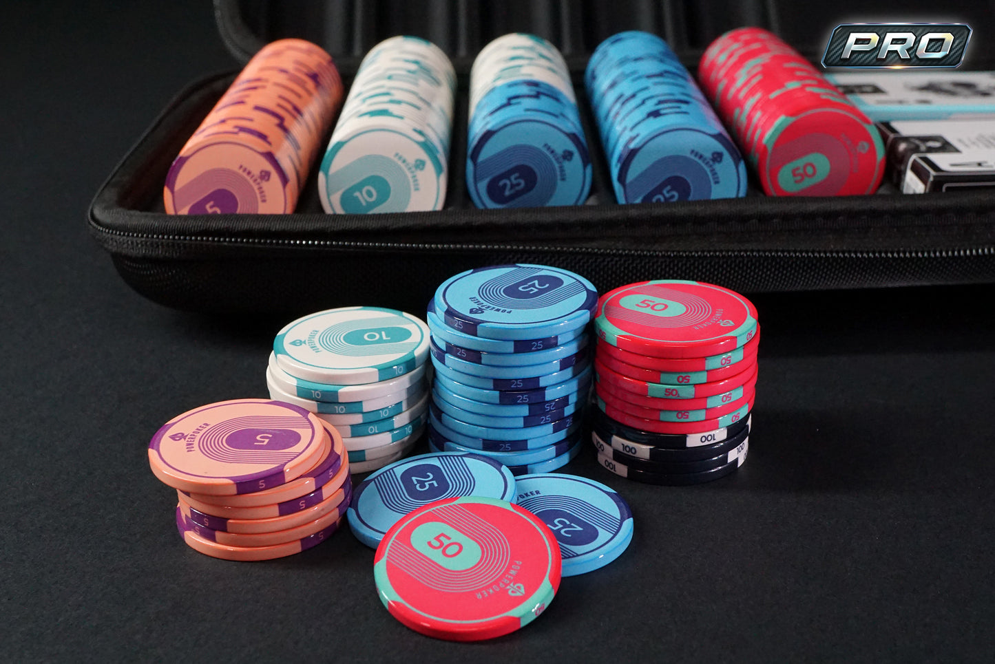 Poker Chip Set - "Sports Pro" Tournament 300