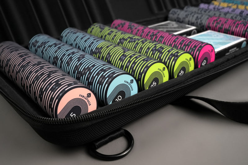 Complete Poker Chip Set - "Sin City" tournament 500