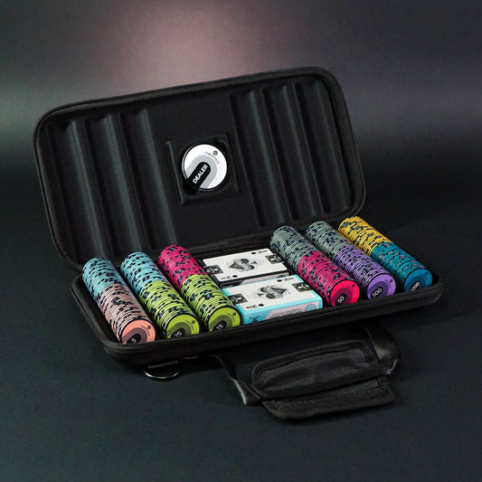 Poker Chip Case Complete Set - "Sin City Pro" Tournament 300