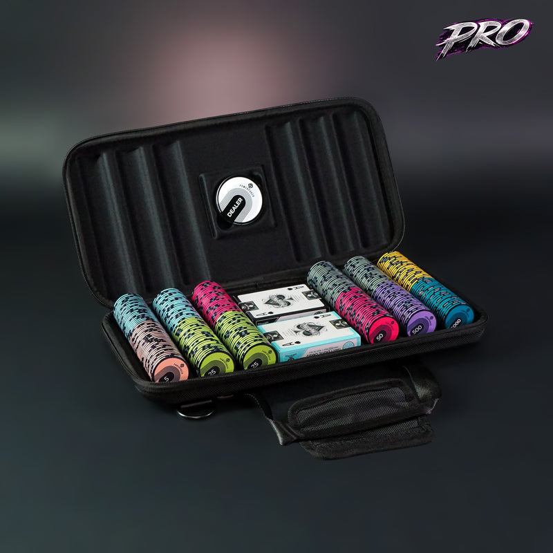 Complete Poker Chip Set - "Sin City Pro" Tournament 300
