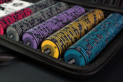 Pokerkoffer Komplett Set - "Sin City Pro" Turnier 500