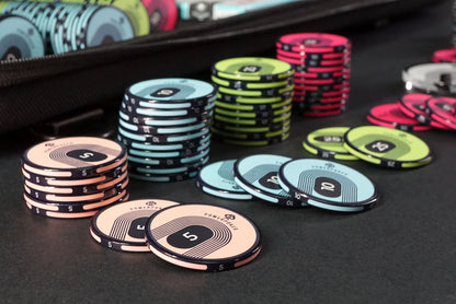 Pokerkoffer Komplett Set - "Sin City Pro" Turnier 500