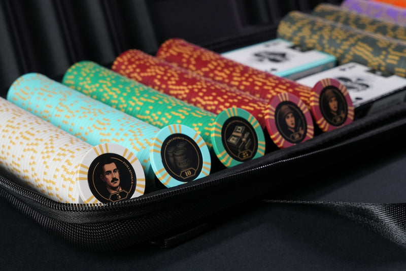 Complete Poker Chip Set - "The Mafia Clays" 500
