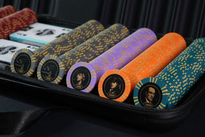 Pokerkoffer Komplett Set - "The Mafia Clays" 500