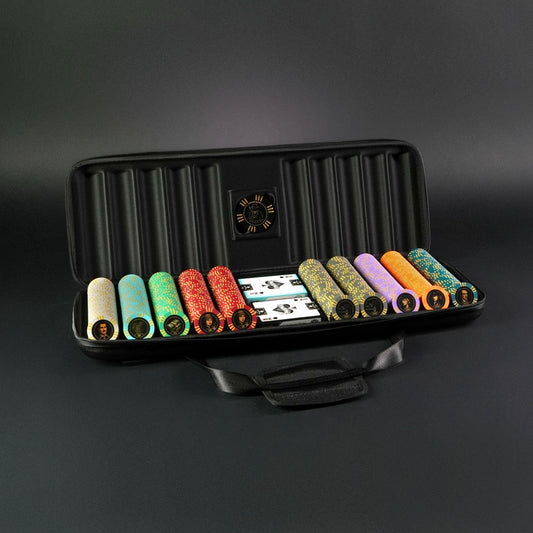 Pokerkoffer Komplett Set - "The Mafia Clays" 500