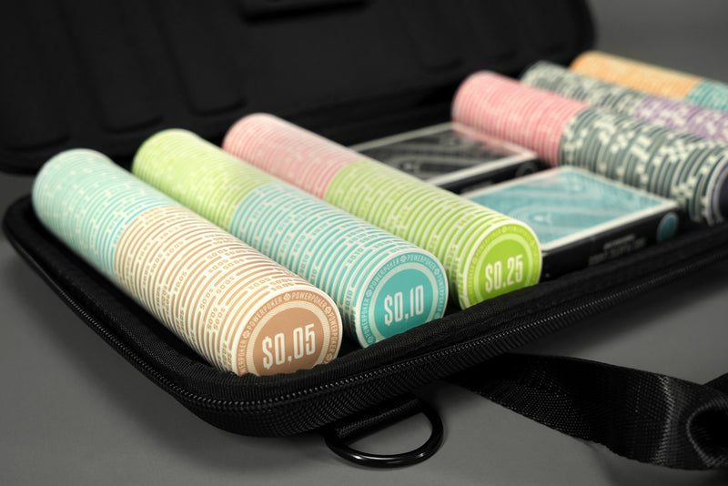 Complete Poker Chip Set - Moneta "Miami White" CASH 300