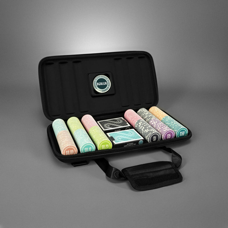 Complete Poker Chip Set - Moneta "Miami White" CASH 300