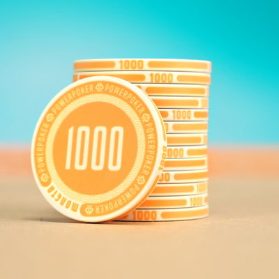 Moneta "Miami White" 1000 - Ceramic Poker Chips (25 pcs.)