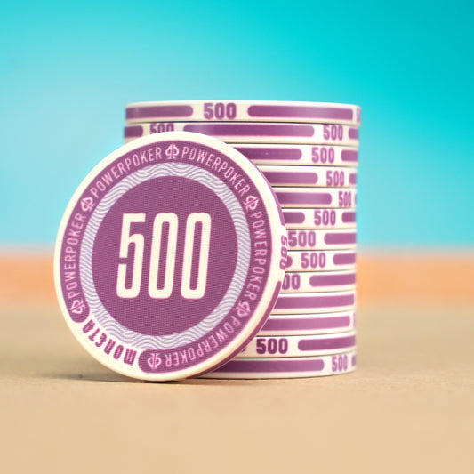Moneta "Miami White" 500 - Ceramic Poker Chips (25 pcs.)