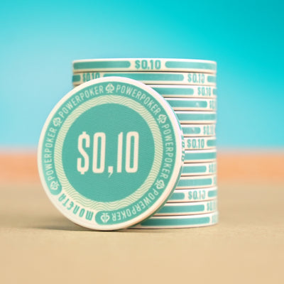 Moneta "Miami White" 10 - Ceramic Poker Chips (25 pcs.)