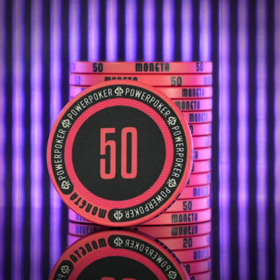 Moneta "Las Vegas" 50 - Ceramic Poker Chips (25 pcs.)