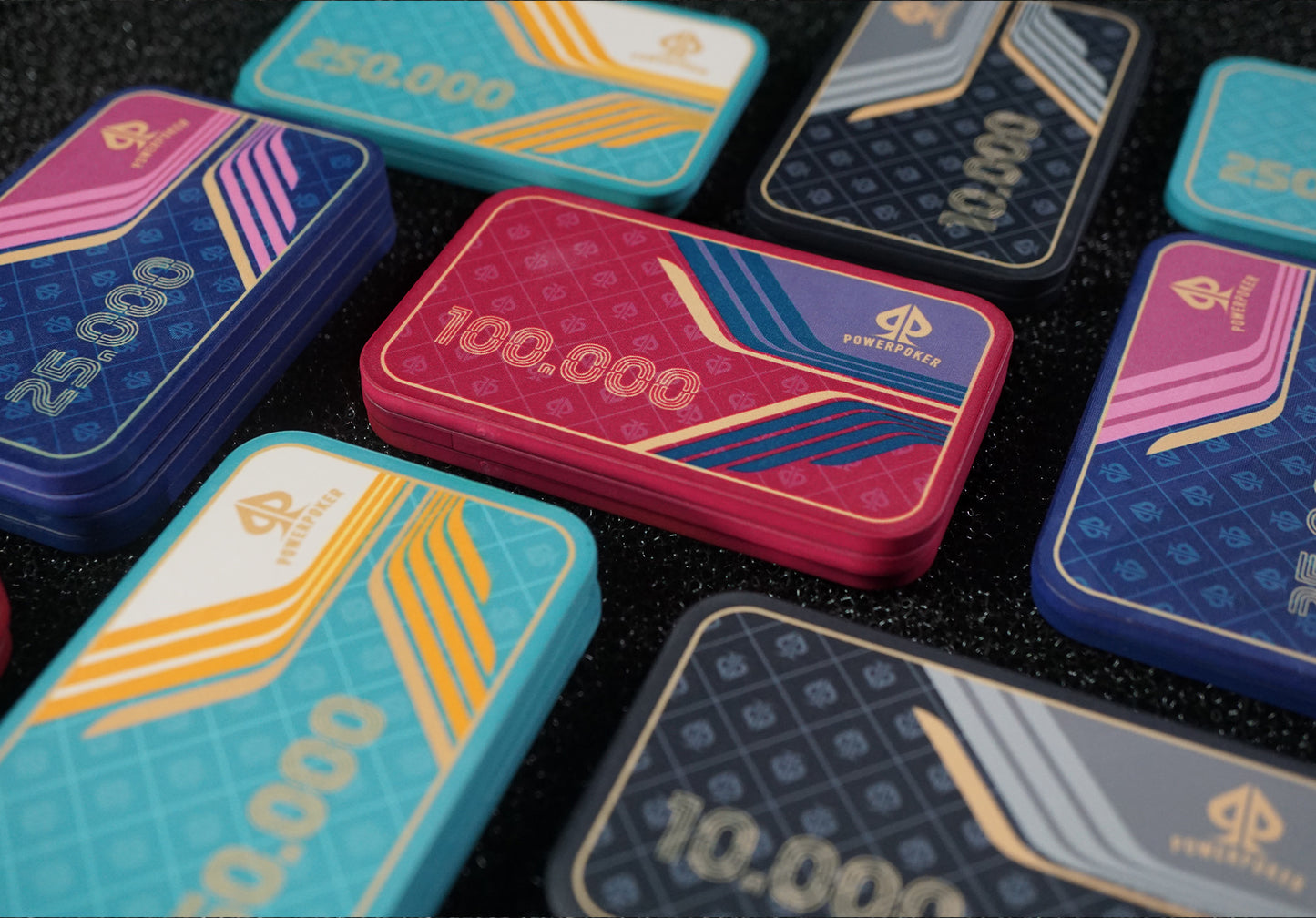 PowerPoker Ceramic Poker Plaques - AIRLINES "Tournament"