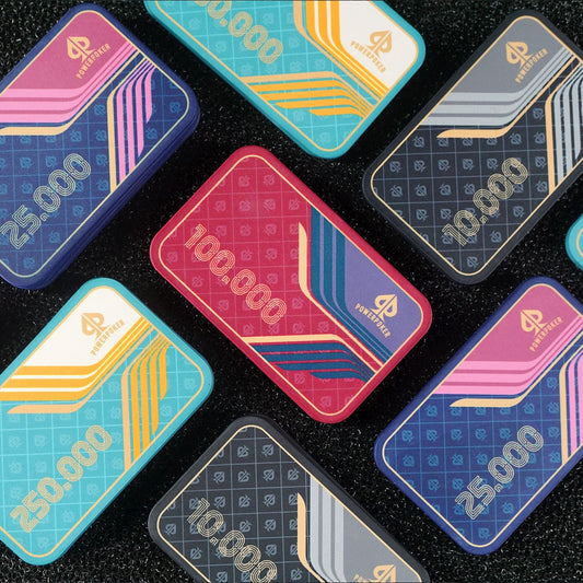PowerPoker Keramik Poker Plaques - AIRLINES "Turnier"