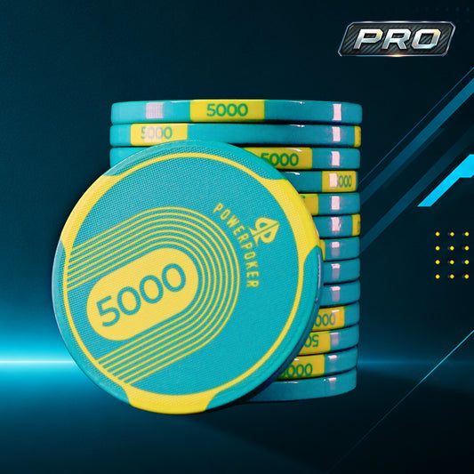 Sports Pro 5000 - Ceramic Poker Chips (25 Pieces)