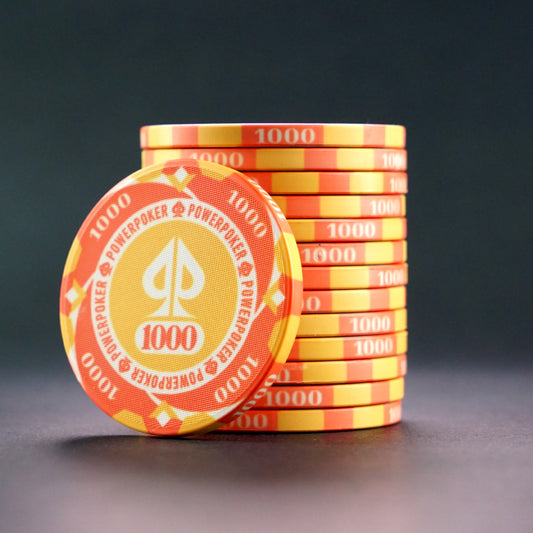 Hurricane Edition 1000 - Ceramic Poker Chips (25 pieces)