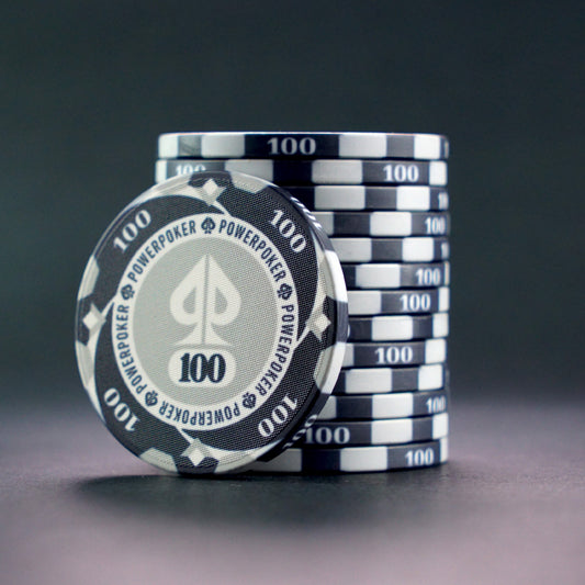 Hurricane Edition 100 - Ceramic Poker Chips (25 pieces)