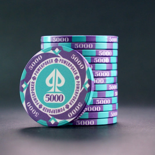 Hurricane Edition 5000 - Ceramic Poker Chips (25 pieces)