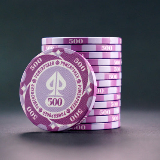 Hurricane Edition 500 - Ceramic Poker Chips (25 pieces)