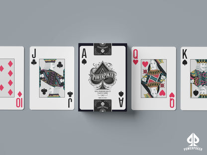 "Fournier" 100% Plastic Poker Cards "Black"