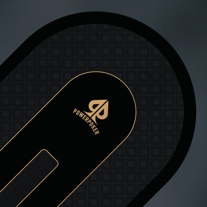 PRO BLACK - XXL professional poker mat 200cm or 160cm black
