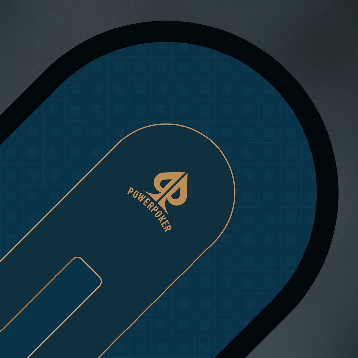 PRO BLUE - XXL professional poker mat - 160 / 180 / 200 cm - blue