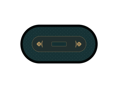 PRO GREEN - XXL professional poker mat 200cm or 160cm green