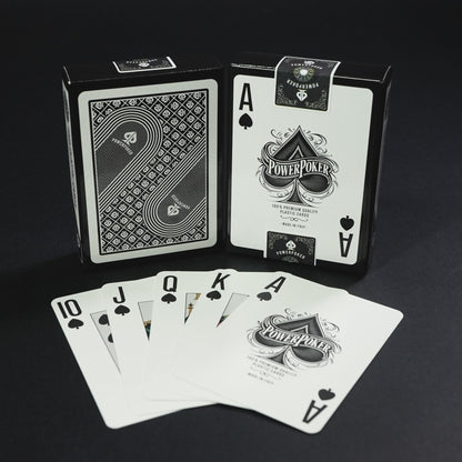 "Fournier" 100% Plastic Poker Cards "Black"