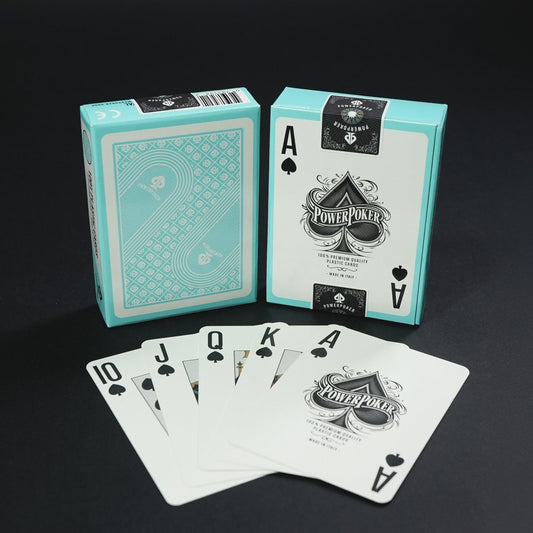 "Fournier" 100% Plastic Poker Cards "Black"