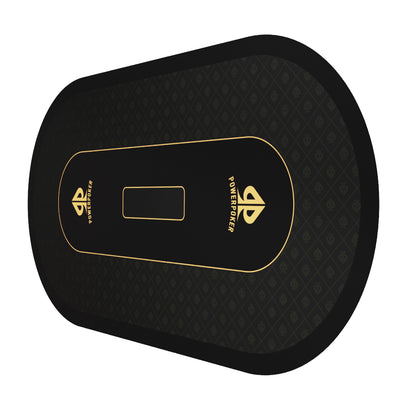 PRO BLACK - XXL professional poker mat 200cm or 160cm black