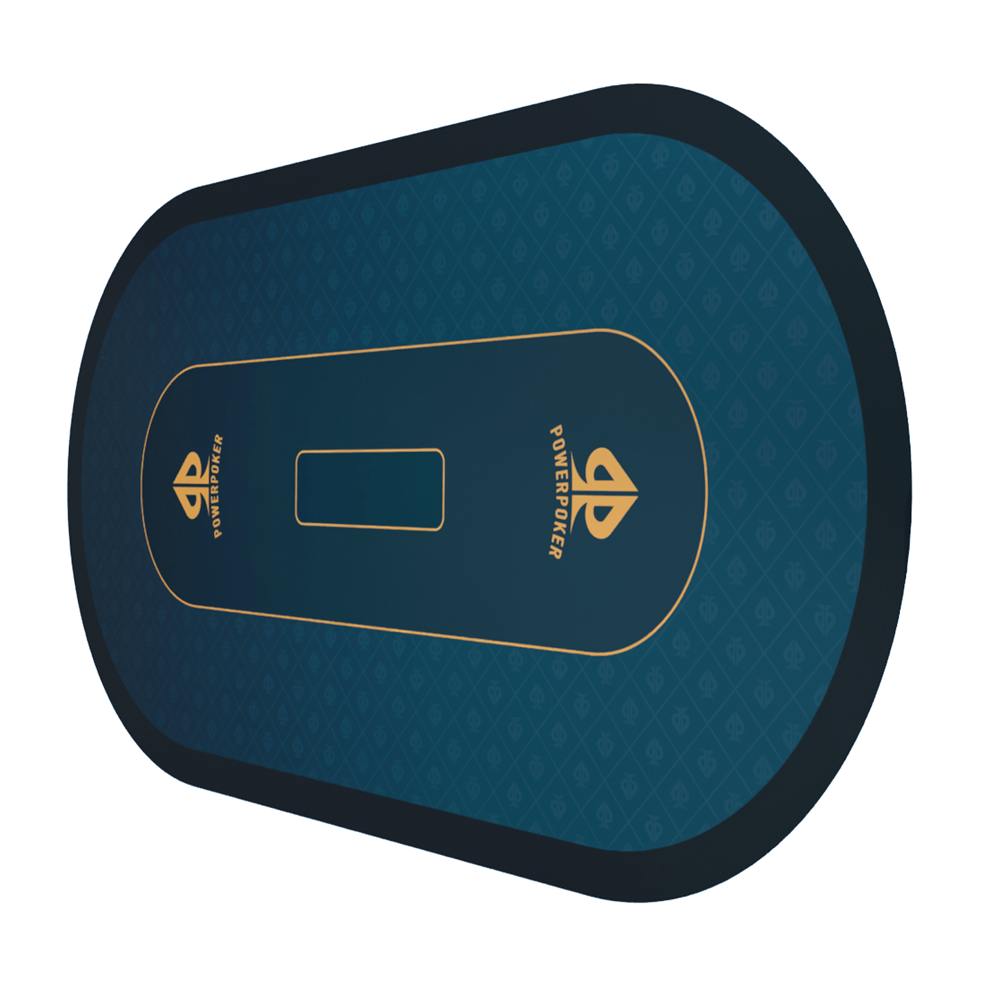 PRO BLUE - XXL professional poker mat - 160 / 180 / 200 cm - blue