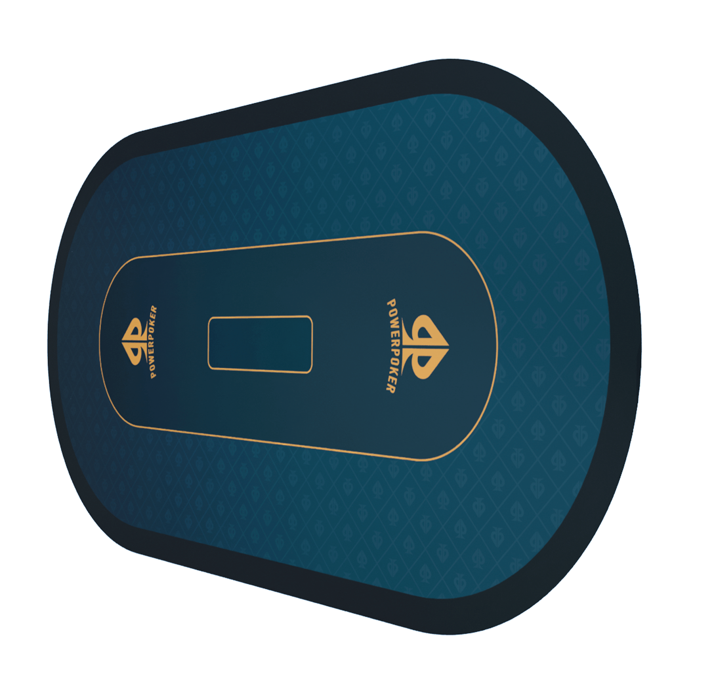 PRO BLUE - XXL professional poker mat - 160 / 180 / 200 cm - blue