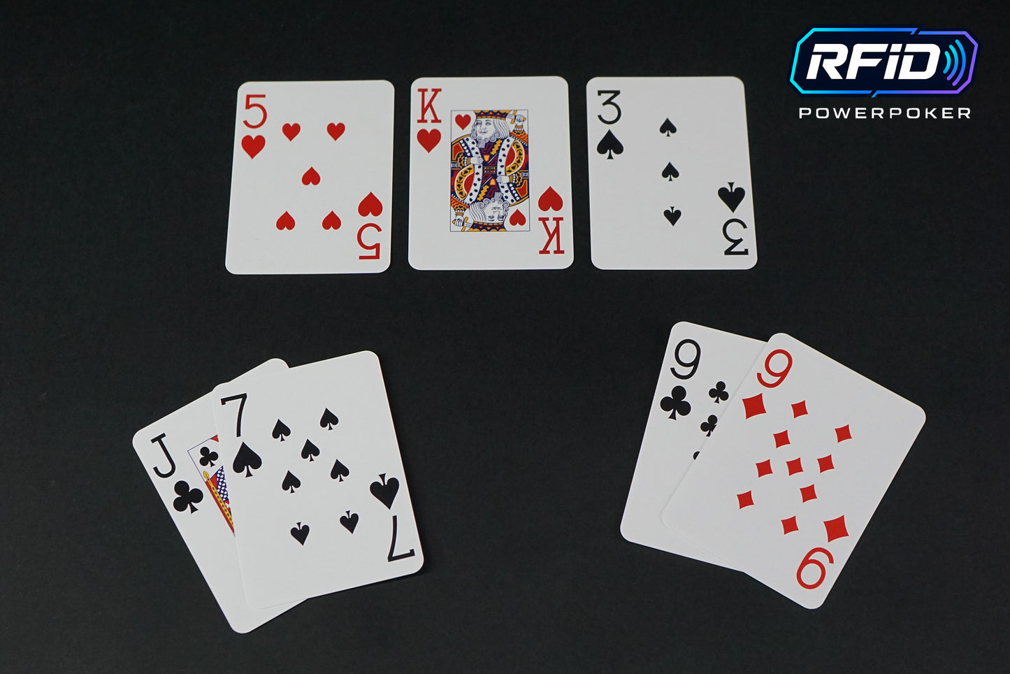 NFC / RFID EV1 Poker Cards - 100% Plastic JUMBO INDEX Card Deck