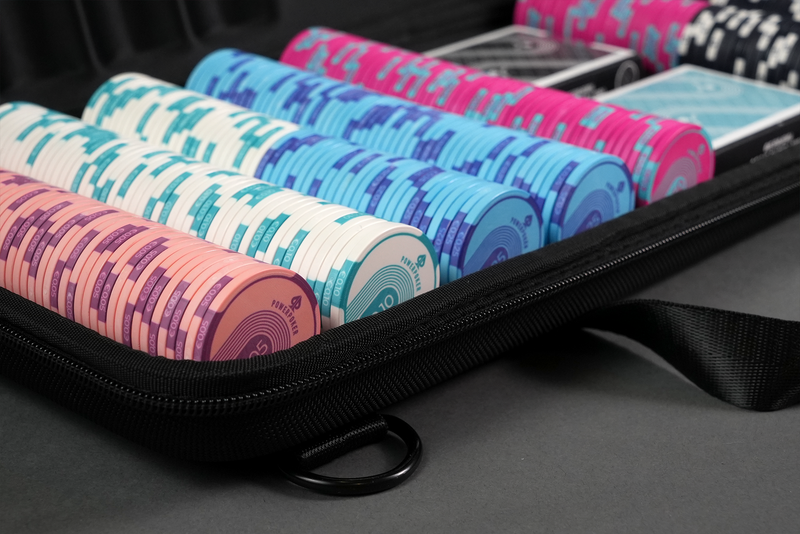 Complete Poker Chip Set - "Sports" CASH 500